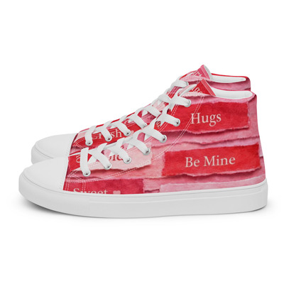 Luv womens high top canvas shoes