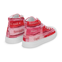 LUV Womens high top canvas shoes - Thumbnail 6