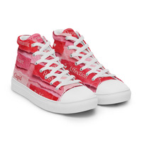 LUV Womens high top canvas shoes - Thumbnail 7