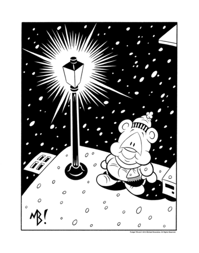 Pudget Snow Print