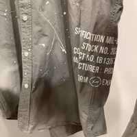 Uniform Experiment grey splash shirt - Thumbnail 4
