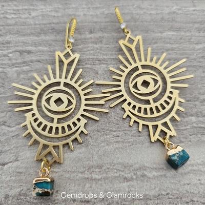 Grand eye earrings 