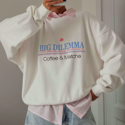 Big dilemma heart crewneck sweatshirt