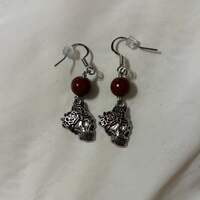 Roses and Skulls Earrings  - Thumbnail 1