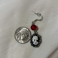 Skeleton Cameo Earrings  - Thumbnail 2