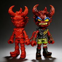 ArTToy by Urban Devil “The Devil Warrior: Flesh Red” - Thumbnail 9