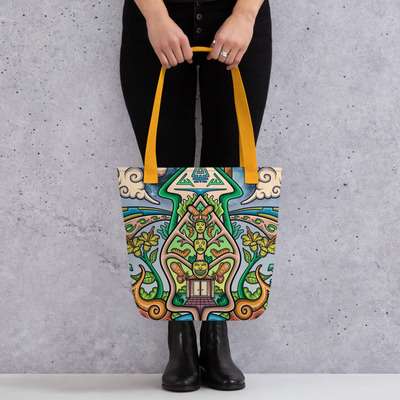 Kayon kupu - kupu tote bag