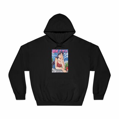 Misato's melancholy hoodie  