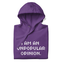 "I Am An Unpopular Opinion." Hoodie - Thumbnail 4