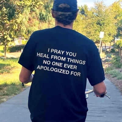 Free shipping-"i pray you heal from pain" tee