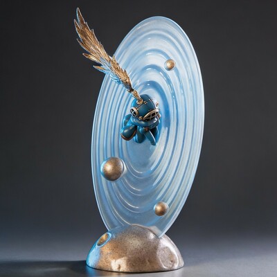 Arttoy by sank toys "statue series planet-blues"