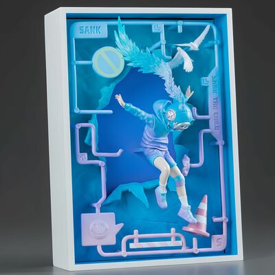 Art toy framed by sank toys "puzzle series jump"