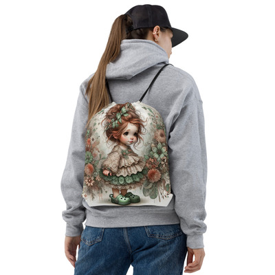 St. patrick day clara drawstring bag