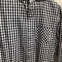 Hibeck wide spreaded collared gingham shirt  - Thumbnail 3