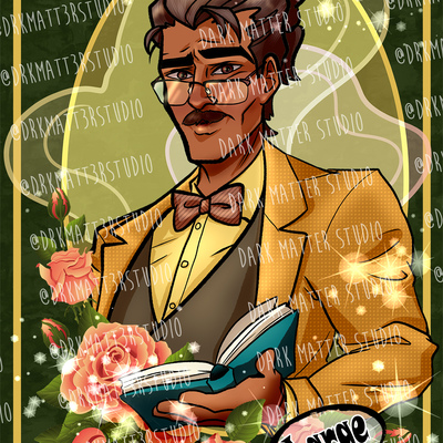 Dream daddy: hugo vega | fan inspired art prints