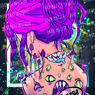 Eyes in the back of your head | original art prints