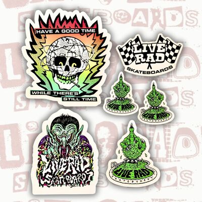 Super rad sticker pack