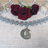 Chainmail wolf moon choker - Thumbnail 1