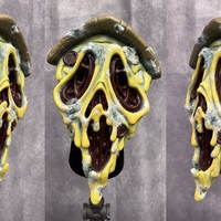 SLICE! Pizzaface Latex Half Mask - Thumbnail 4