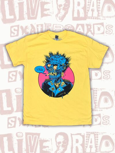 "I used to be punk!" yellow T-shirt