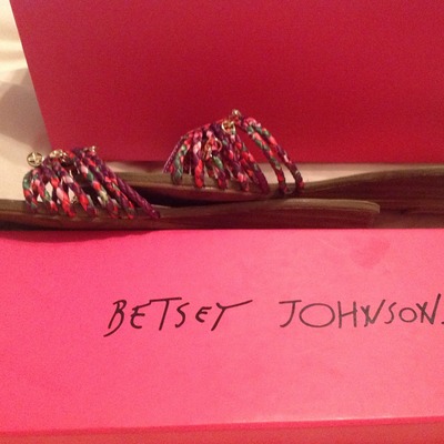 Brand new betsey johnson flip flops