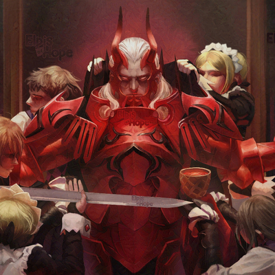 Walhart the conqueror (10x16 print)