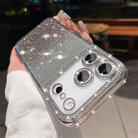 Glitter Case With Diamond For iPhone 17 16 15 IPS626 - Thumbnail 1