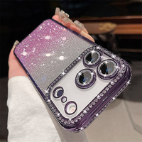Glitter Case With Diamond For iPhone 17 16 15 IPS626 - Thumbnail 2