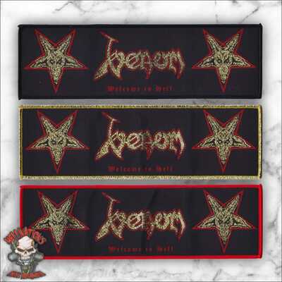 Venom stripe woven patches