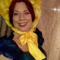 Yellow Victorian Ostrich Feather Hat— Elisabeth - Thumbnail 8