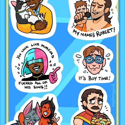 Dispatch sticker sheet