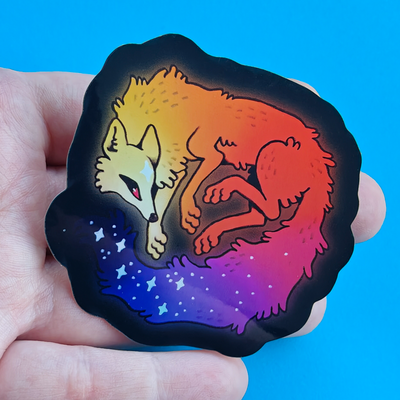 Dawn to dark 2.5’’ holo sticker