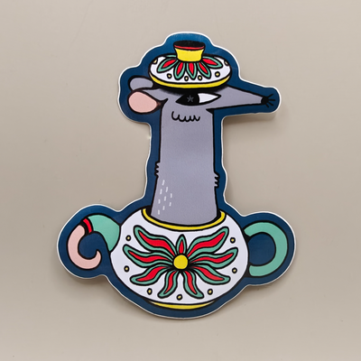Teapot surprise 4’’ sticker