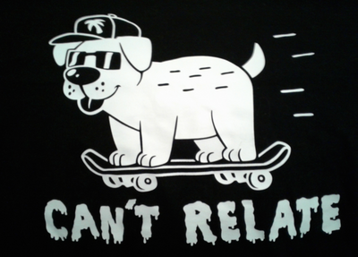 [LAST CHANCE] Glowing Skateboard Dog T-shirt