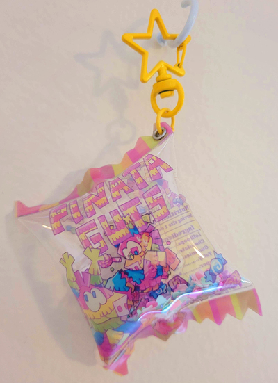 Pinata Guts Candy Shaker Keychain