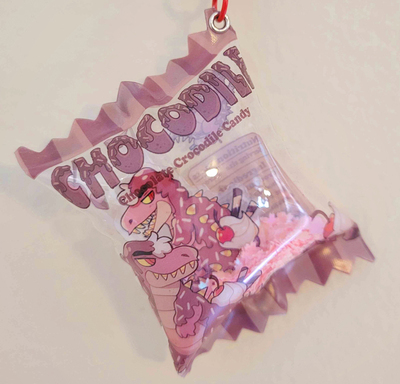 Chocodile Candy Shaker Keychain