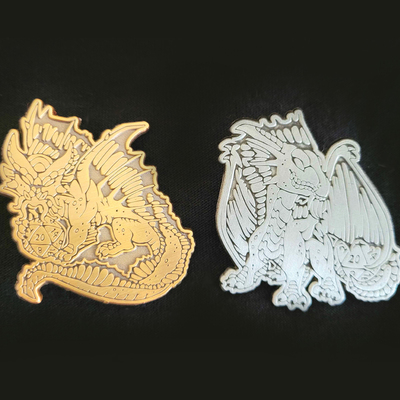 D&d dragon enamel pins