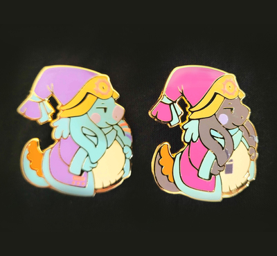 Nu Mou Enamel Pin