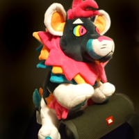 Neon Lion Plushie - Thumbnail 2