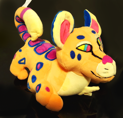 Neon Ocelot Plushie