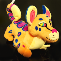 Neon Ocelot Plushie - Thumbnail 1