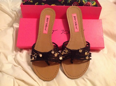 Brand New Betsey Johnson Flip Flops
