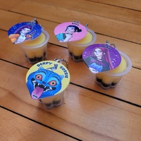 Kpop Demon Hunters Pudding Keychain - Thumbnail 1