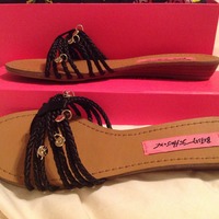 Brand New Betsey Johnson Flip Flops - Thumbnail 2