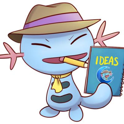 Sapphire luna wooper sticker