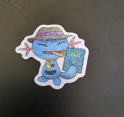 Sapphire Luna Wooper Sticker