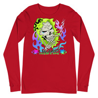 Flaming Skeleton Long Sleeve Tee - Thumbnail 6