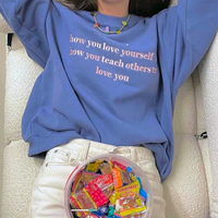 HOW TO LOVE YOURSELF IS HOW YOU TEACH OTHERS TO LOVE YOU SWEATER - Thumbnail 3