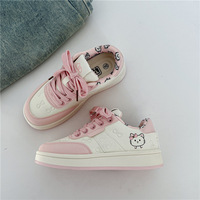 Cute Pink Kitty Casaul Shoes - Thumbnail 3