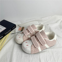 Cute Smiling Face Polka Dots Sneakers - Thumbnail 4